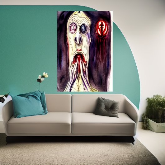 Ich hatte einen Albtraum | AI Art Poster