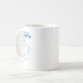 Ich hatte einen Angstaufkleber Kaffeetasse (Vorderseite Links)