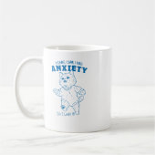 Ich hatte einen Angstaufkleber Kaffeetasse (Links)