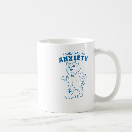 Ich hatte einen Angstaufkleber Kaffeetasse (Rechts)