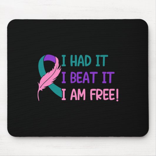 - Ich hatte es geschlagen ich bin frei Schilddrüse Mousepad (Vorne)