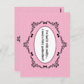 Ich hatte es mit der Realität Postkarte (Vorne/Hinten)