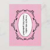 Ich hatte es mit der Realität Postkarte (Vorderseite)