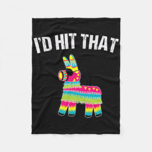 Ich hatte getroffen, dass Pinata Cinco De Mayo Fun Fleecedecke