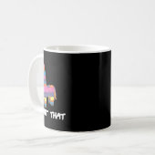 Ich hatte getroffen, dass Pinata Cinco De Mayo Fun Kaffeetasse (Vorderseite Links)