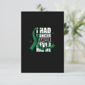 Ich hatte Krebs, Krebs hatte mich nie gehabt Einladung (Stehend Vorderseite)