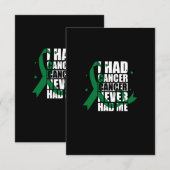 Ich hatte Krebs, Krebs hatte mich nie gehabt Einladung (Vorne/Hinten)