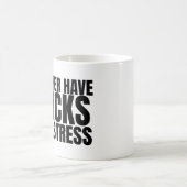 Ich hätte lieber Snacks als Stress – Lustiges Esse Kaffeetasse (Mittel)