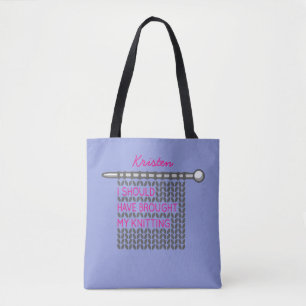 Ich hätte mein Gezwitscher - grau - Tasche