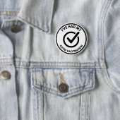 Ich hatte meine COVID Impfung Button (Beispiel)
