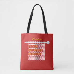 Ich hätte meine Kneterei - weiß Tasche