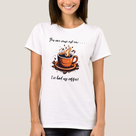 Ich hatte meinen Kaffee-Cup T-Shirt (Vorderseite)
