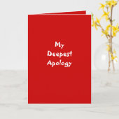 Ich hatte mich geirrt karte (Gelbe Blume)