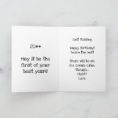 Ich hätte nicht für einen besseren Bruder gefragt Karte (Innenseite)