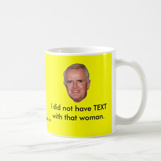Ich hatte nicht TEXT mit dieser Frau Kaffeetasse (Rechts)