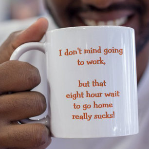 Ich hätte nichts dagegen, einen lustigen Spaß-Tee Zweifarbige Tasse