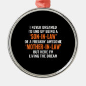 Ich hätte nie geträumt, dass ich ein Geschenk des  Ornament Aus Metall (Vorne)