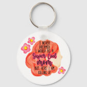 Ich hätte nie geträumt, dass ich eine sehr Coole M Schlüsselanhänger (Rückseite)