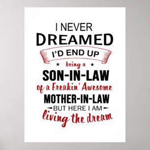 Ich hätte nie geträumt, dass ich letztendlich ein  poster