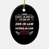 Ich hätte nie geträumt, ein Sohn zu sein - im Rech Keramik Ornament (Vorne)