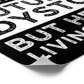 Ich hätte nie geträumt, in einer Dystopie zu leben Poster (Ecke)