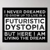 Ich hätte nie geträumt, in einer Dystopie zu leben Poster (Vorne)