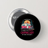Ich hätte nie geträumt, Super Y Camping Lady bring Button (Vorne & Hinten)
