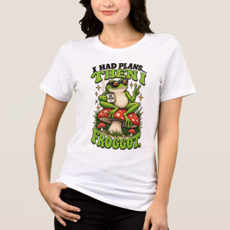 Ich hatte Pläne, dann vergaß ich sie Cute Lustiger Tri-Blend Shirt