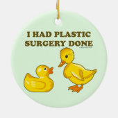Ich hatte plastische Operation gemacht Keramikornament (Hinten)