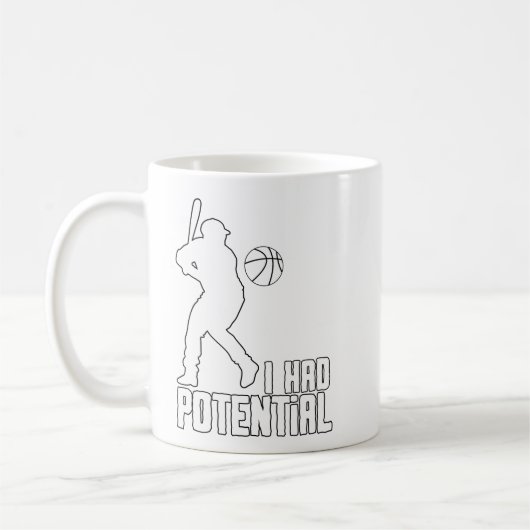 Ich hatte Potential - IHPOTL01 Kaffeetasse (Links)