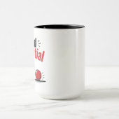 Ich hatte potenziellen Physik-Humor Tasse (Zentrum)