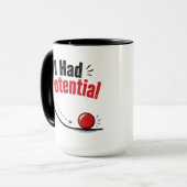 Ich hatte potenziellen Physik-Humor Tasse (Vorderseite Links)