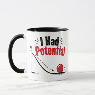 Ich hatte potenziellen Physik-Humor Tasse