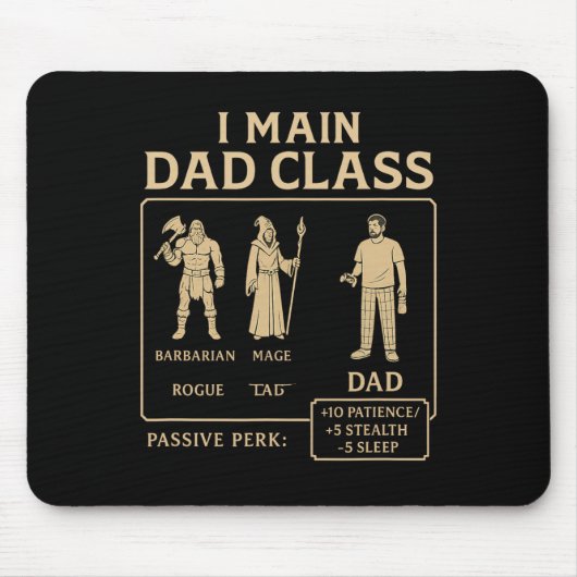 Ich Haupt-Dad Cl Mousepad (Vorne)