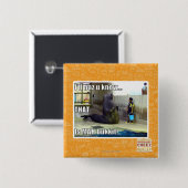 Ich haz u weiß button (Vorne & Hinten)