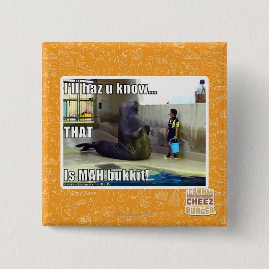 Ich haz u weiß button (Vorderseite)