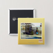 Ich haz u weiß button (Vorne & Hinten)