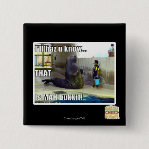 Ich haz u weiß button