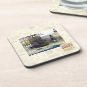 Ich haz u weiß getränkeuntersetzer (Linke Seite)