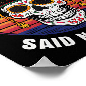 Ich He Tequila Mexican Cinco De Mayo Poster (Ecke)