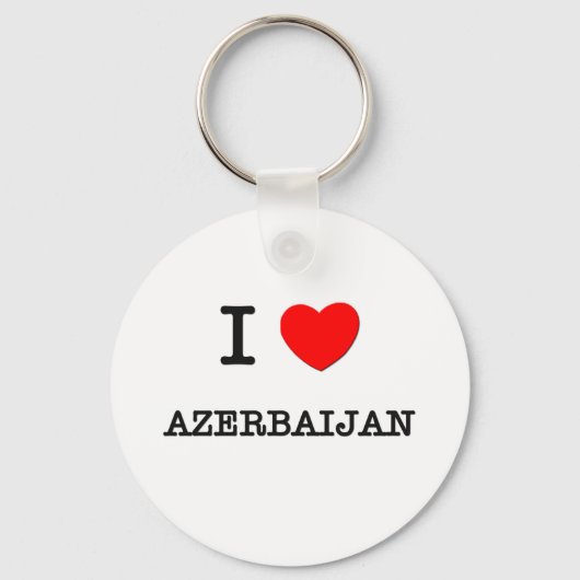 ICH HEART AZERBAIJAN SCHLÜSSELANHÄNGER (Vorderseite)