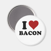 ICH HEART BACON MAGNET (Vorderseite/Rückseite)