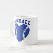ICH HEART BASEBALL KAFFEETASSE (Vorderseite Links)