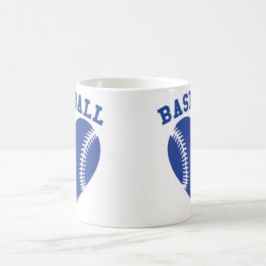 ICH HEART BASEBALL KAFFEETASSE (Mittel)
