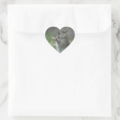 ICH HEART BUNNYS Herz-Aufkleber (Tasche)