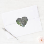 ICH HEART BUNNYS Herz-Aufkleber (Umschlag)