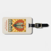 Ich heart Cicadas Gepäckanhänger (Vorderseite horizontal)