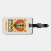 Ich heart Cicadas Gepäckanhänger (Rückseite horizontal)