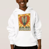 Ich heart Cicadas Hoodie (Vorderseite)