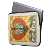 Ich heart Cicadas Laptopschutzhülle (Vorderseite Links)